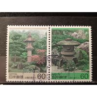 Япония, 1985. Каменные фонтаны, сцепка