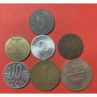 Австрия 7 монет