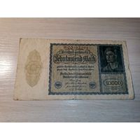 10 000 марок 1922, Германия.