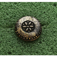 Пуговица гражданская с цветочным орнаментом, XIX-XXв. Лот низс-3,3