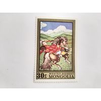 Монголия 1972  всадник