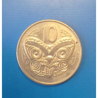 Новая Зеландия 10 центов 1970 год