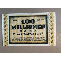 Германия, 100000000 марок, 1923 год, Дюссельдорф, 1150y, REIHE II