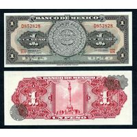 Мексика 1 песо  1970 год, UNC