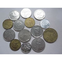 Монеты стран бывшей Югославии-Хорватия,Словения,Босния и Словакия 14ш.