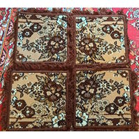 Комплект на стулья коричневый-4шт, новый