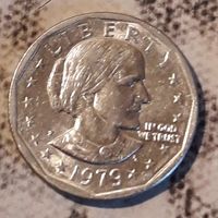 1 доллар 1979 S США Сьюзен Энтони