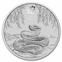 Австралия 1 доллар 2025г. "ЛУНАР III-Год Змеи" СЕРЕБРО!!! 9999. 31,107гр (1oz)
