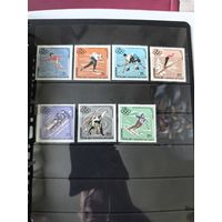 Лот чистых марок спорт монголия 1968 год