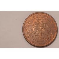 Литва 2015 5 евроцентов