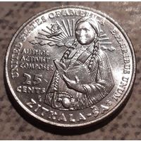 25 центов США 2024 D Зиткала-Ша  Ам.женщины AU