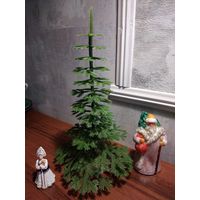 Елка искусственная, СССР, 60-х. 30см. Пушистая. Отличная.