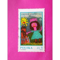 Польша. Детский рисунок. ( 1 марка ) 1983 года. 3-4.