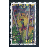 Рождественские острова - 1995г. - гольф - 1 марка - полная серия, гашёная [Mi 407]. #3-WB-93-KS-3