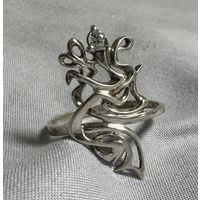 Кольцо серебряное 925 пробы. 64