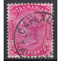 26.Aust. Великобритания. Австралийские штаты. Тасмания. Виктория. Стандарт. 1878 г. 1p. Mi.#30.