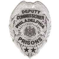 Нагрудный знак сотрудника Департамента тюрем Филадельфии,CША