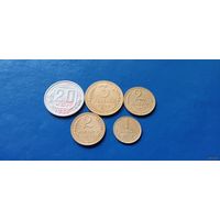 20 копеек,3 копейки нов.тип,2 копейки ст.и нов.тип и 1 копейка ст.тип 1935 год СССР (Состояние на фото)