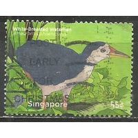 Сингапур. Птицы. Белогрудый погоныч. 2011г. St#1908.
