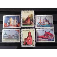 Польша 1977 Соборы Церкви АРХИТЕКТУРА