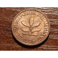 Германия 2 пфеннига 1996 F