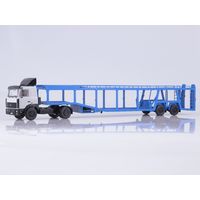 МАЗ-5432 с полуприцепом-автовозом 934410 (А908) 1:43
