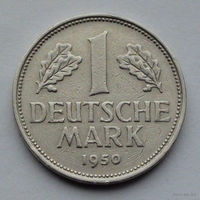 Германия, ФРГ 1 марка, 1950 D