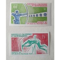 Новая Каледония** 1971 спорт игры южной части Тихого океана без зубцов,
