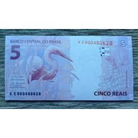 Werty71 Бразилия 5 реалов 2010 UNC банкнота