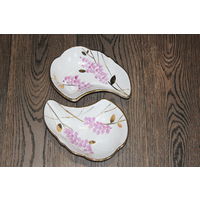 Фарфоровые салатницы Дулевского фарфорового завода, клеймо.