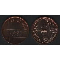 Нидерланды жетон монетного двора к набору 1982 года (_8