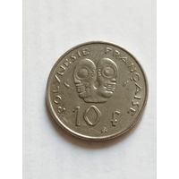 Французская Полинезия 10 франков 1993