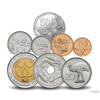 Папуа Новая Гвинея 1, 2, 5, 10, 20, 50! тойя; 1, 2 куна, UNC. Фауна. Крокодилы. Полный коллекционный набор! Предложи свою цену или обмен!