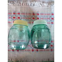 Банка из под меда СССР с крышкой.В наличии 2штуки.