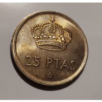 Испания. 25 птас 1975 (78 в звезде)
