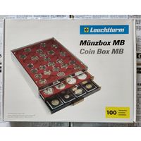 Leuchtturm кассета планшет MB20, MB30! Квадратные ячейки на 20 монет 48х48 мм и на 30 монет 38х38 мм! Под монеты НБРБ! Германия, Лейхтурм! ВОЗМОЖЕН ОБМЕН!
