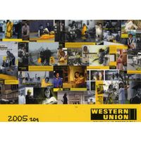 Календарик карманный Платежные системы Western Union 2005