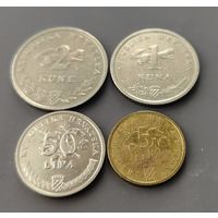 Хорватия. 4 монеты одним лотом