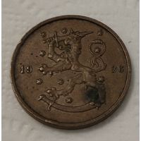 Финляндия 10 пенни, 1936 (14-17-34)