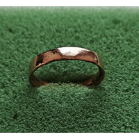 Медное обручальное кольцо XIXв.  Диаметр 17мм. лот ок-4,10