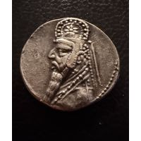 Парфия, АР драхма, Митридат II, Селлвуд. СЕРЕБРО.