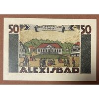 Нотгельд , 50 пфеннигов, Гарцгерод, 1921 год. Веймарская республика