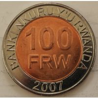 Руанда 100 франков 2007 год