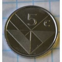 АРУБА  5 ЦЕНТОВ 1998 ГОД  UNC