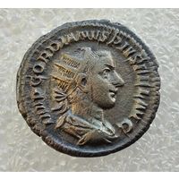 Гордиан III 238-244 гг. н. э. Летиция. Антониниан, двойной денарий. Серебро. /10
