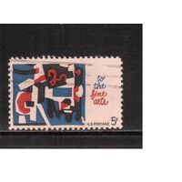 США-1964, (Мих.874) , гаш. , Искусство (одиночка)