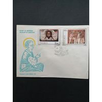 Польша 1989 КПД с неполной серией марок "Иконы" (спецгашение) Mi.3247-3248 каталог 1.00 евро