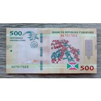 Werty71 Бурунди 500 франков 2018 UNC банкнота