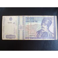 Румыния 5000 лей 1993