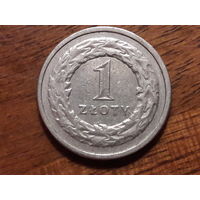 Польша 1 злотый 1991